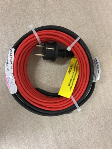 1286759-2 Concrete curing cable/heating cable 10 meters - Ebeco BHS