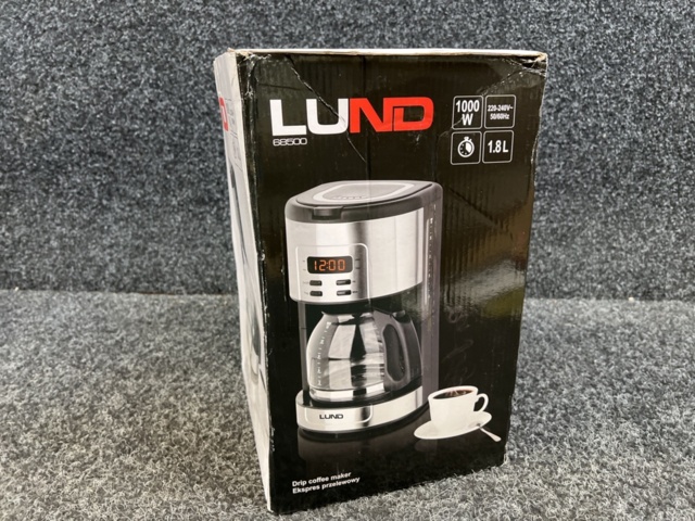 1279367-4 Coffee maker Lund 68500, 1000W 1.8L