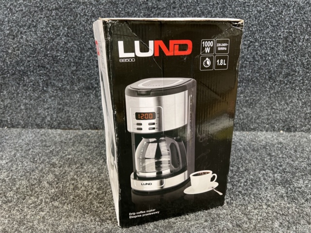 1279367-3 Coffee maker Lund 68500, 1000W 1.8L