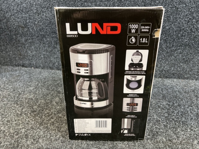 1279367-6 Coffee maker Lund 68500, 1000W 1.8L