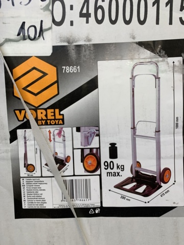 1287320-3 Storage trolley foldable Vorel 78661