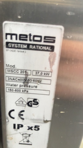 1288109-7 Combination oven Metos MSCC 201 with trolley