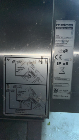 1288109-8 Combination oven Metos MSCC 201 with trolley