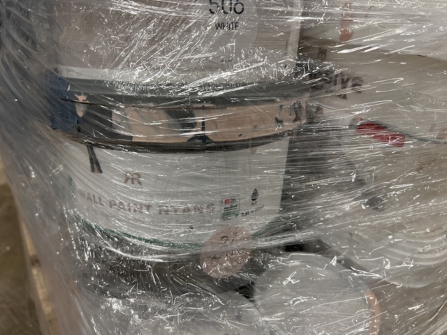 1287919-6 Pallet with paint & oil