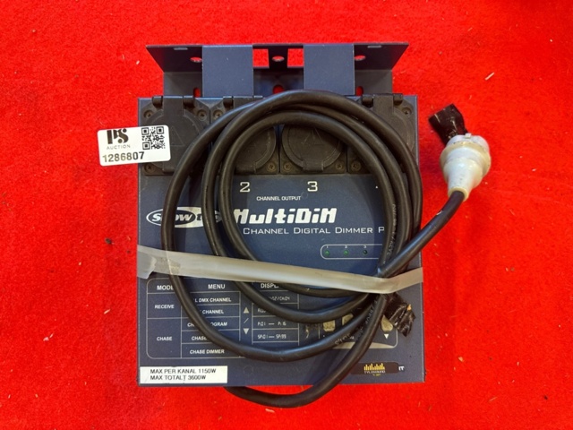 1286807-1 DMX dimmer 4 channels - Showtec MultiDim