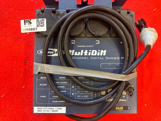 1286807-2 DMX dimmer 4 channels - Showtec MultiDim