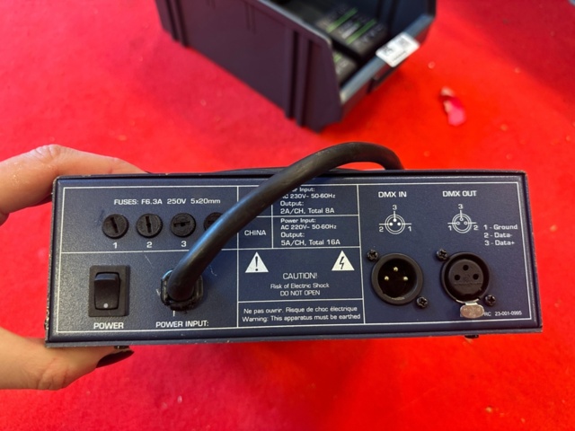 1286807-3 DMX dimmer 4 channels - Showtec MultiDim