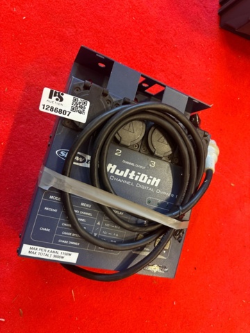 1286807-4 DMX dimmer 4 channels - Showtec MultiDim