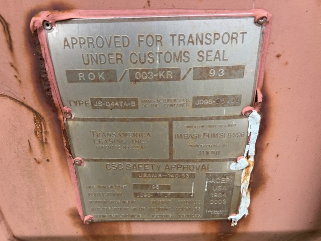 1277889-2 Container 40 fot