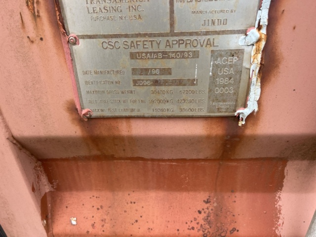 1277889-3 Container 40 fot