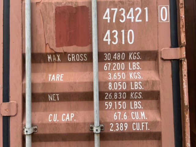 1277889-4 Container 40 fot