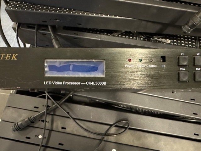 1286867-8 12 sqm LED screen P12 indoors including broadcast card and scaler