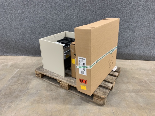 1287945-2 Commode Svedbergs 60x45 with wash basin & mirror cabinet