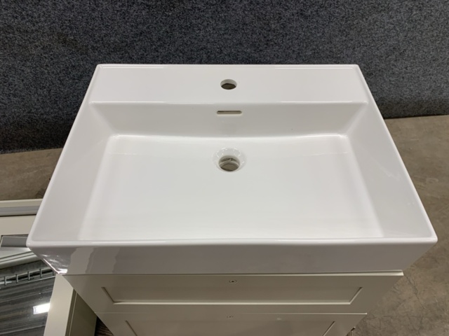 1287945-7 Commode Svedbergs 60x45 with wash basin & mirror cabinet