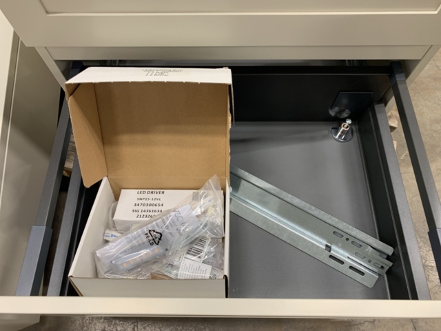 1287945-12 Commode Svedbergs 60x45 with wash basin & mirror cabinet