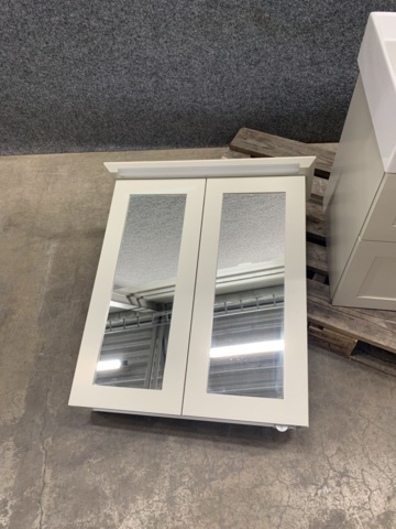 1287945-16 Commode Svedbergs 60x45 with wash basin & mirror cabinet