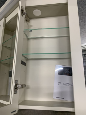 1287945-18 Commode Svedbergs 60x45 with wash basin & mirror cabinet