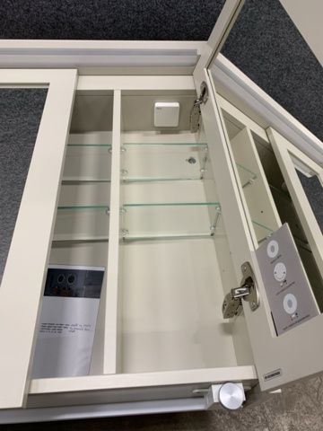 1287945-19 Commode Svedbergs 60x45 with wash basin & mirror cabinet