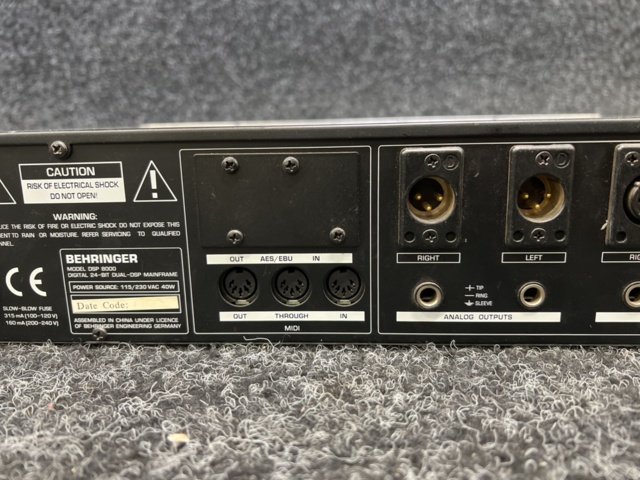 1288226-7 Behringer Ultra-Curve DSP 8000