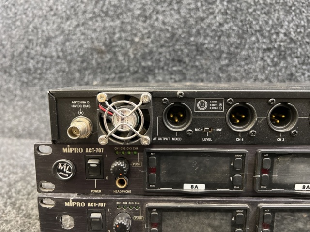 1288310-6 MIPRO ACT-707 (4 pcs) + 6 pcs beltpack + 2 microphones