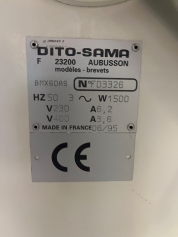 1194696-7 Deg/Blandmaskin Dito Sama BMX60AS