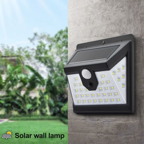 1288532-2 5 pcs LED garden lamp for wall, motion sensor, solar cell charging - Shipping included