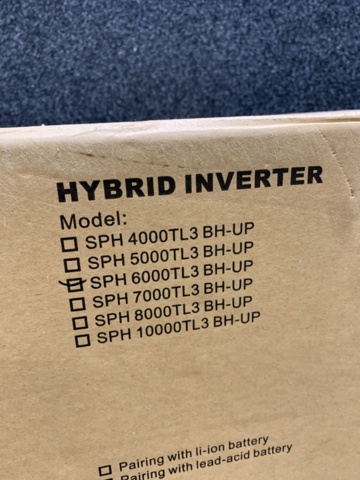 1290603-3 Inverter Growatt SPH 6000 TL3-BH-UP hybrid