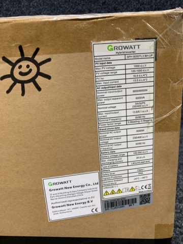 1290603-5 Inverter Growatt SPH 6000 TL3-BH-UP hybrid