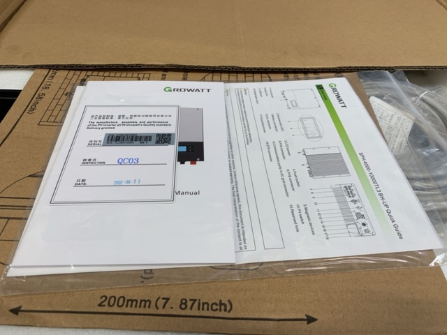 1290603-8 Inverter Growatt SPH 6000 TL3-BH-UP hybrid