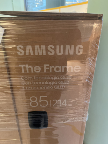1240634-4 TV - Samsung The Frame 85" New in box!