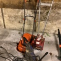 1197871-1 Flymo mower, pressure washer and tiller
