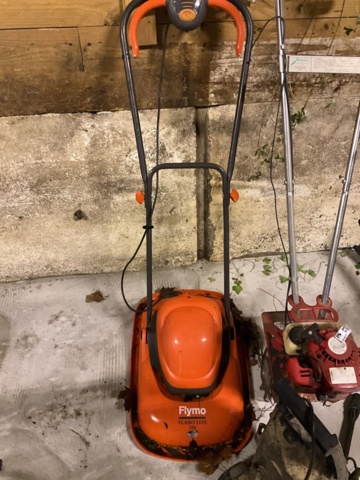 1197871-6 Flymo mower, pressure washer and tiller