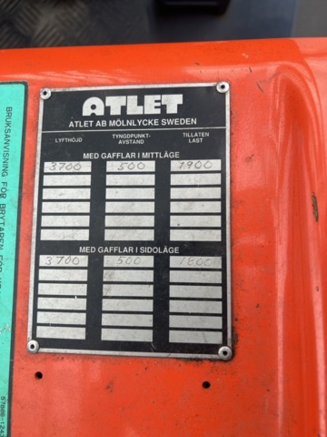 1245150-11 Electric forklift Toyota FBM 20 -1997