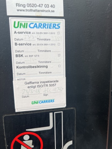 1245150-13 Electric forklift Toyota FBM 20 -1997