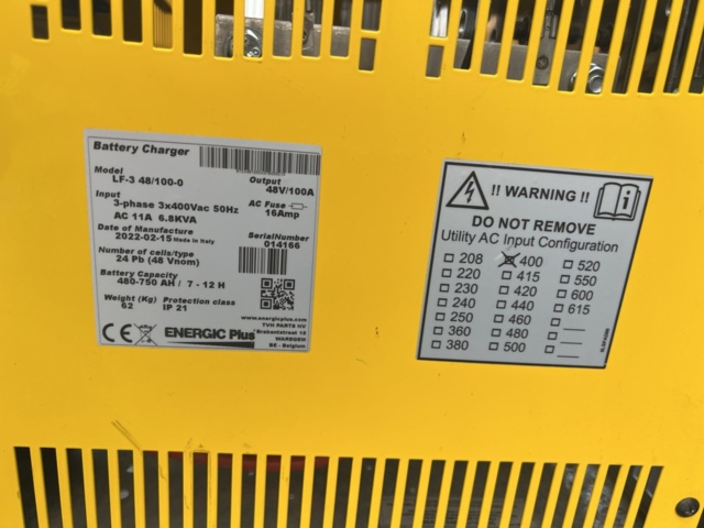 1245151-11 Electric forklift with charger - Noblelift FE4P25N -2022