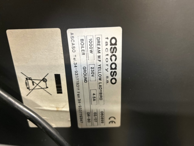 1225829-11 Espresso machines 3 pcs - Ascaso (Repair object)