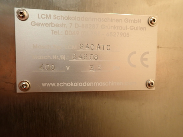 1293627-6 Fully automatic chocolate tempering machine LCM 240 ATC -2010