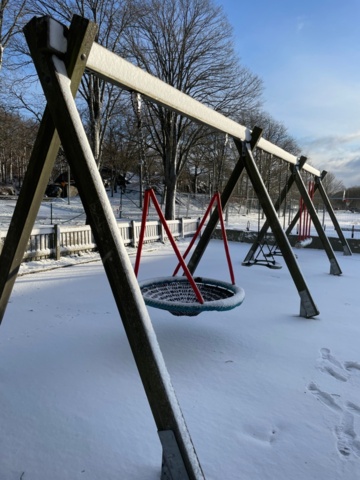 1293643-5 Swing set 4 swings, Slottsbro/Kompan