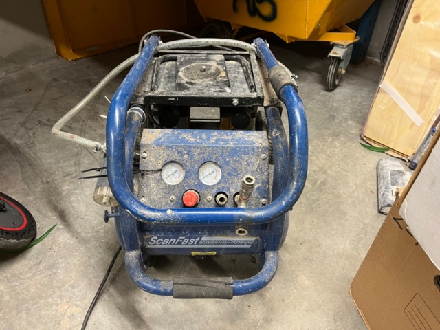 Compressor Scanfast with hose reel - PS Auction - We value the future ...