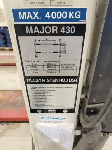 1267428-25 4-pillar lift Stone lift Major 430 -4000Kg