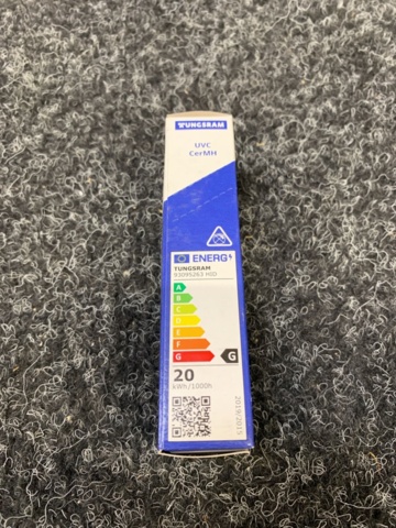 1294520-4 60 metal halide lamps Tungsram CMH20/TC/UVC/U/830/G8.5 PLUS