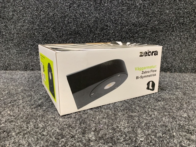 4 wall luminaires LED Zebra Flow, black - PS Auction - We value the ...