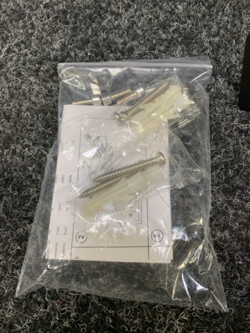 1293405-5 20 st Hörnfästen Zebra Flow, svart