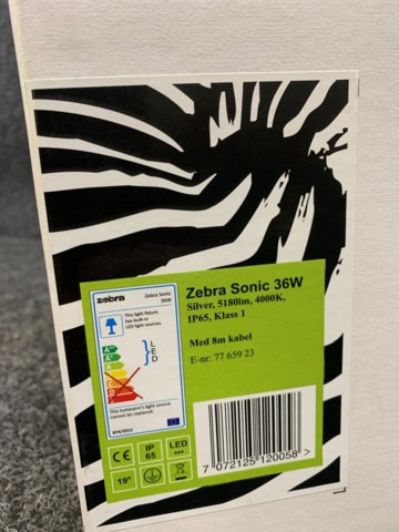 1293458-3 Spotlight Zebra Sonic LED 36W 4000K Silver