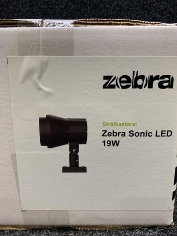 1293469-5 2 pcs Spotlight Zebra Sonic LED 19W 3000K Graphite