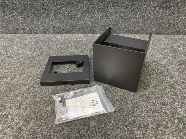 1294261-2 6 wall luminaires Zebra QB Maxi LED 2x6W Twilight relay, black