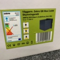1294261-4 6 wall luminaires Zebra QB Maxi LED 2x6W Twilight relay, black