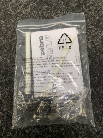 1294261-6 6 wall luminaires Zebra QB Maxi LED 2x6W Twilight relay, black