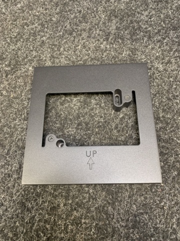 1294261-7 6 wall luminaires Zebra QB Maxi LED 2x6W Twilight relay, black