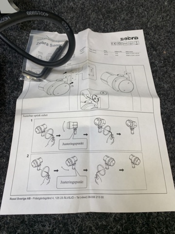 1294273-7 2 pcs Spotlight Zebra Sonic LED 19W 4000K Silver